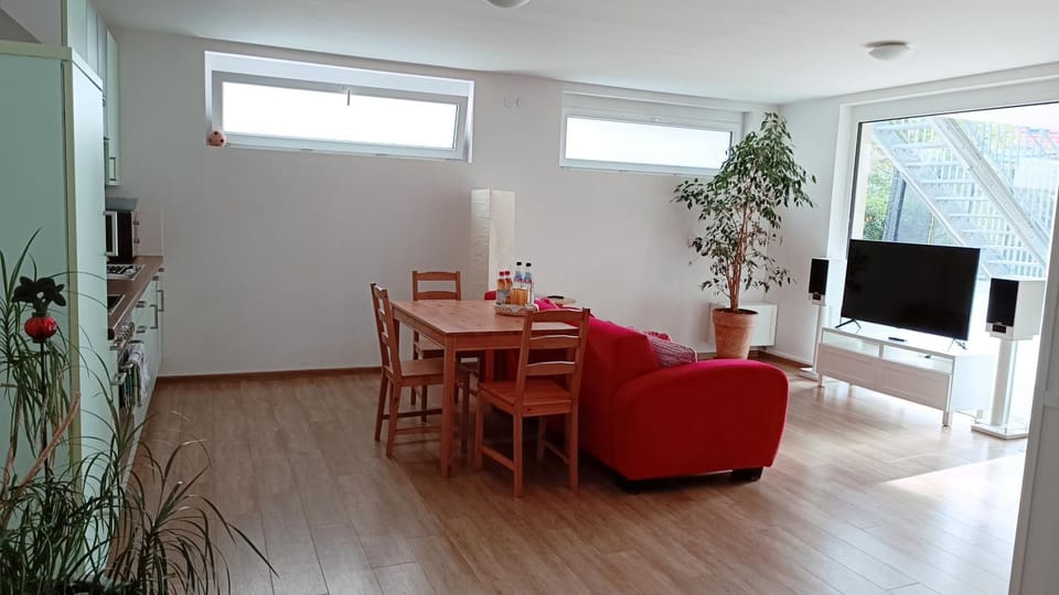 Living room, Seating area, Dining area
