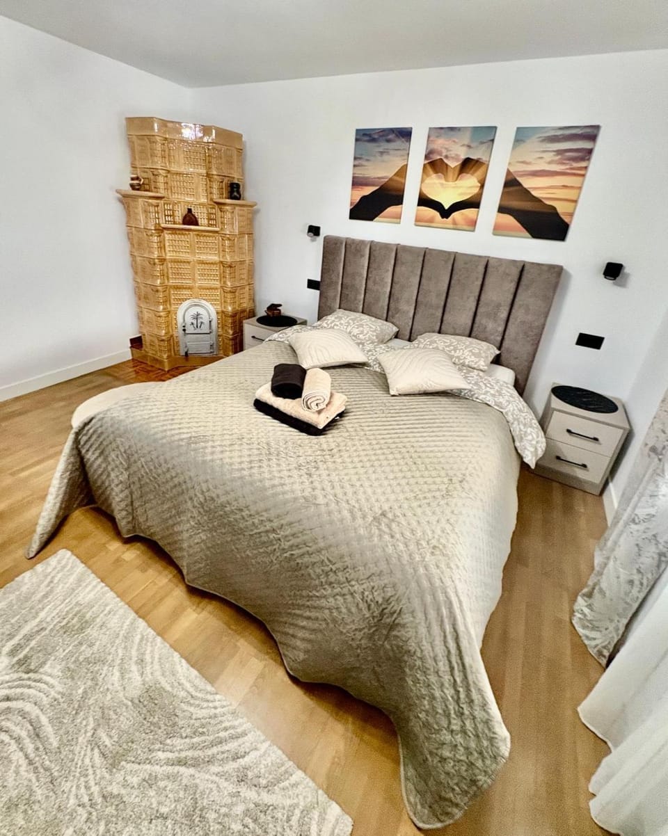 Cameră dublă cu baie privată externă Bed and Breakfast in Romania
