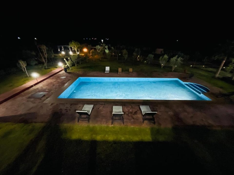 Night, Swimming pool