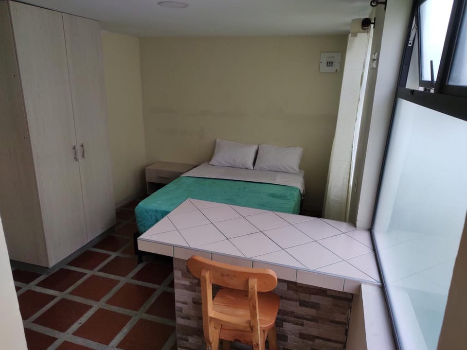 Seating area, wardrobe