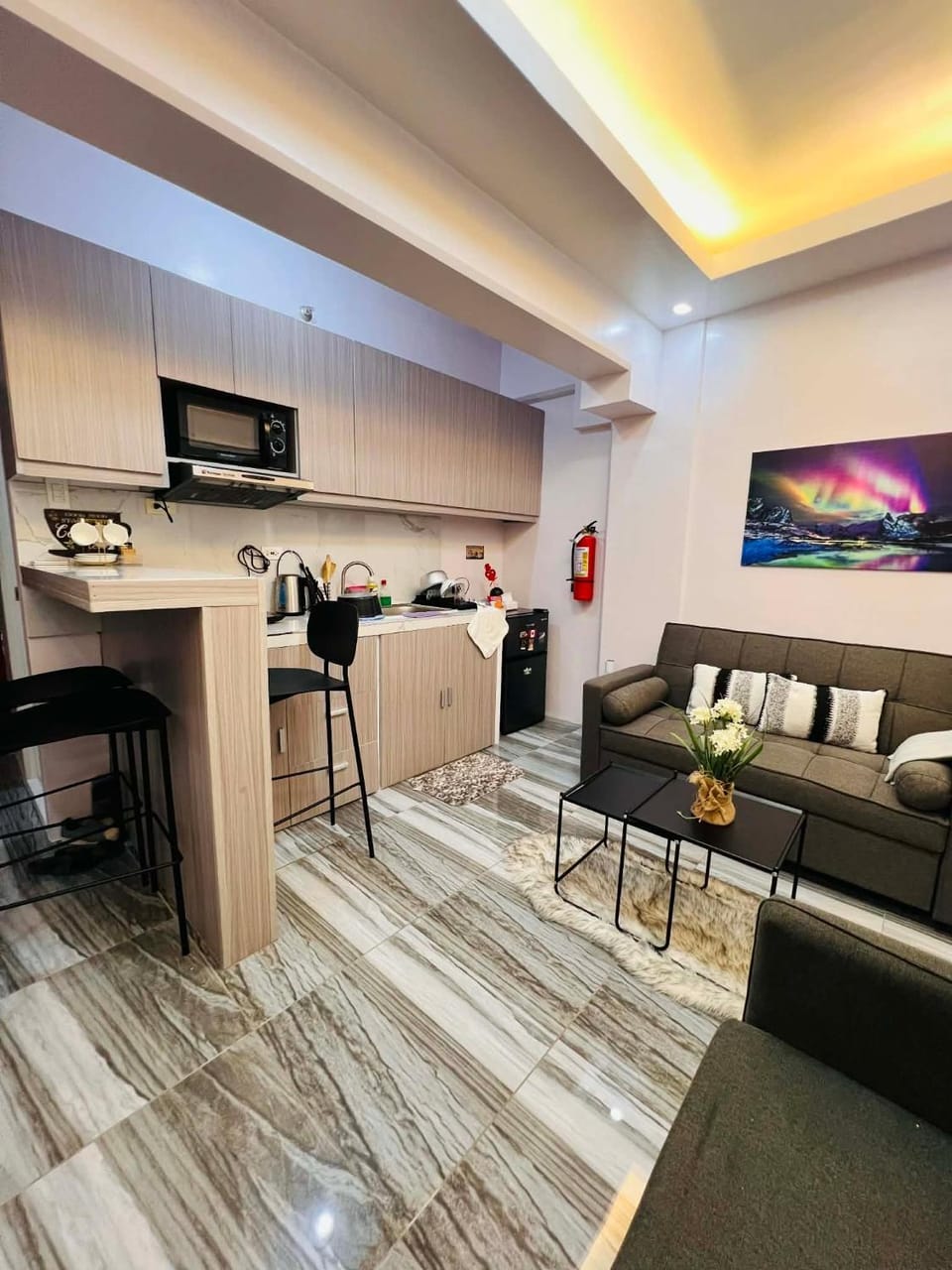Bears Den Cozy 1BR with balcony facing city and amenity near Mactan Airport Apartment in Lapu-Lapu City
