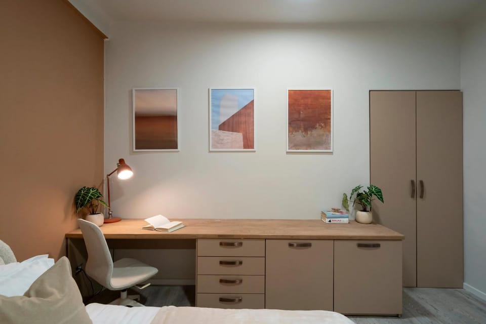 Bed, Bedroom, wardrobe