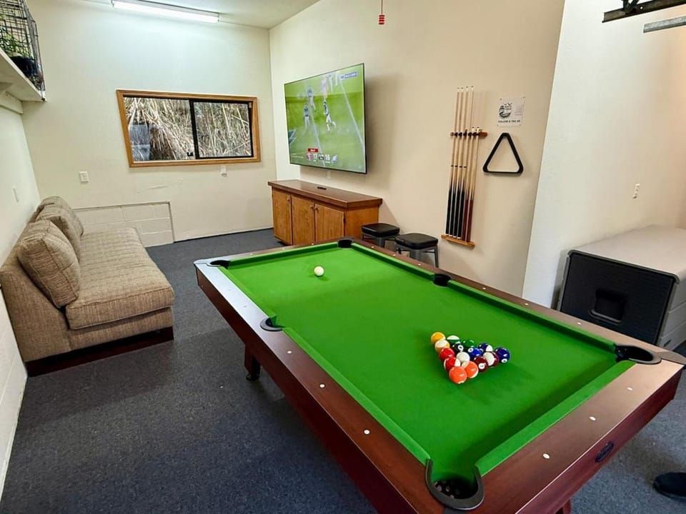 Billiard, Game Room, TV and multimedia, Seating area, Evening entertainment