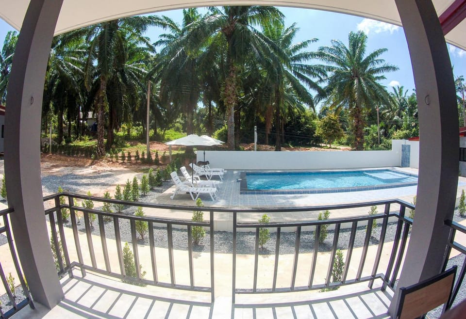 Patio, Day, Garden, Garden view, Pool view, Swimming pool, sunbed