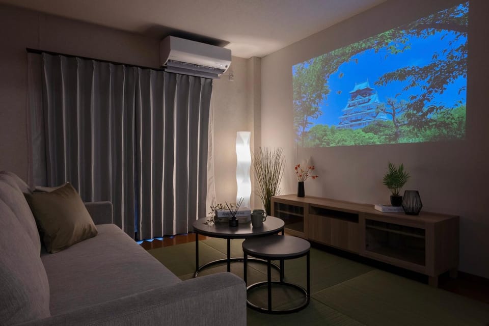 Living room, air conditioner