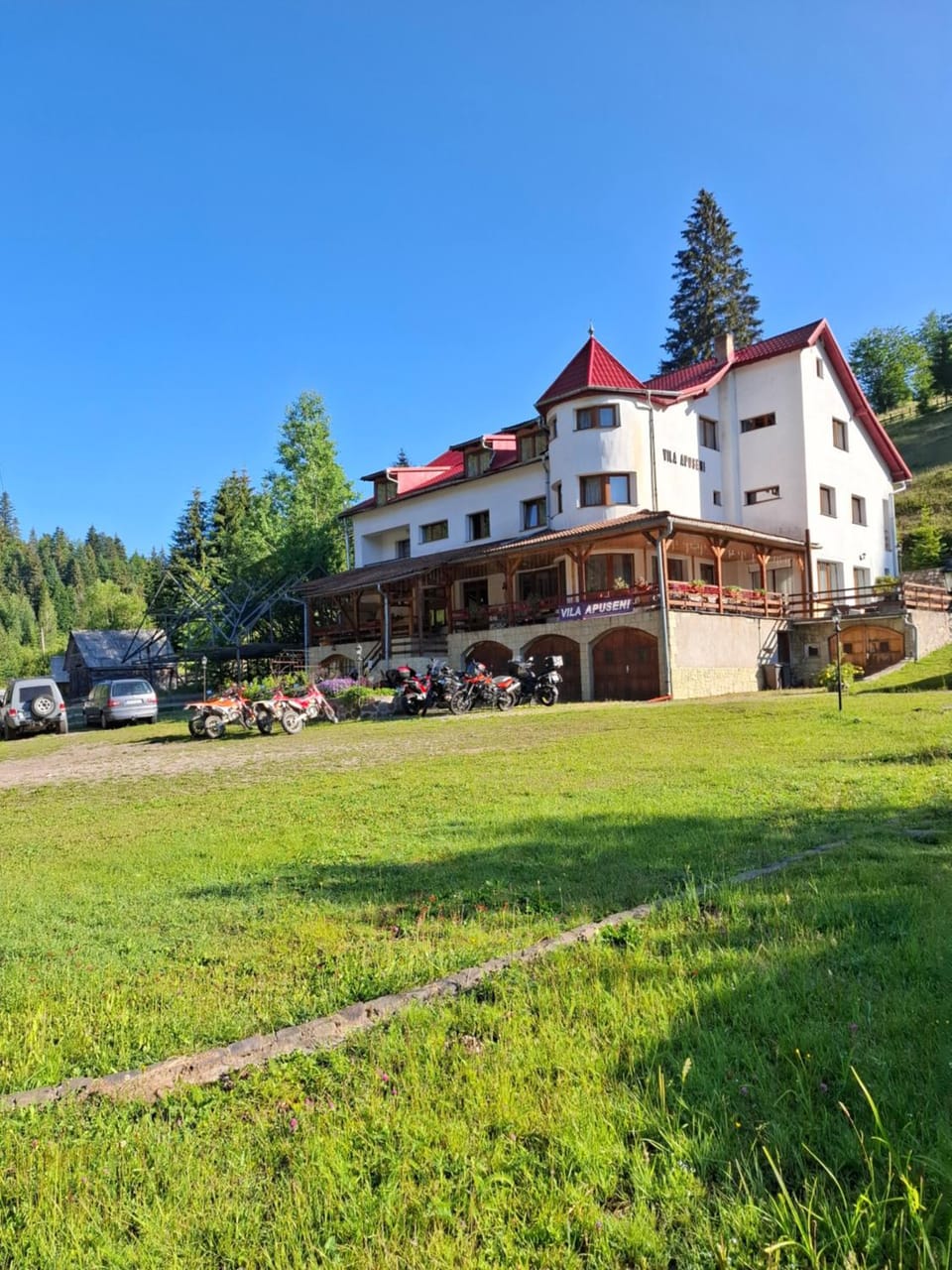 Property building, Garden view