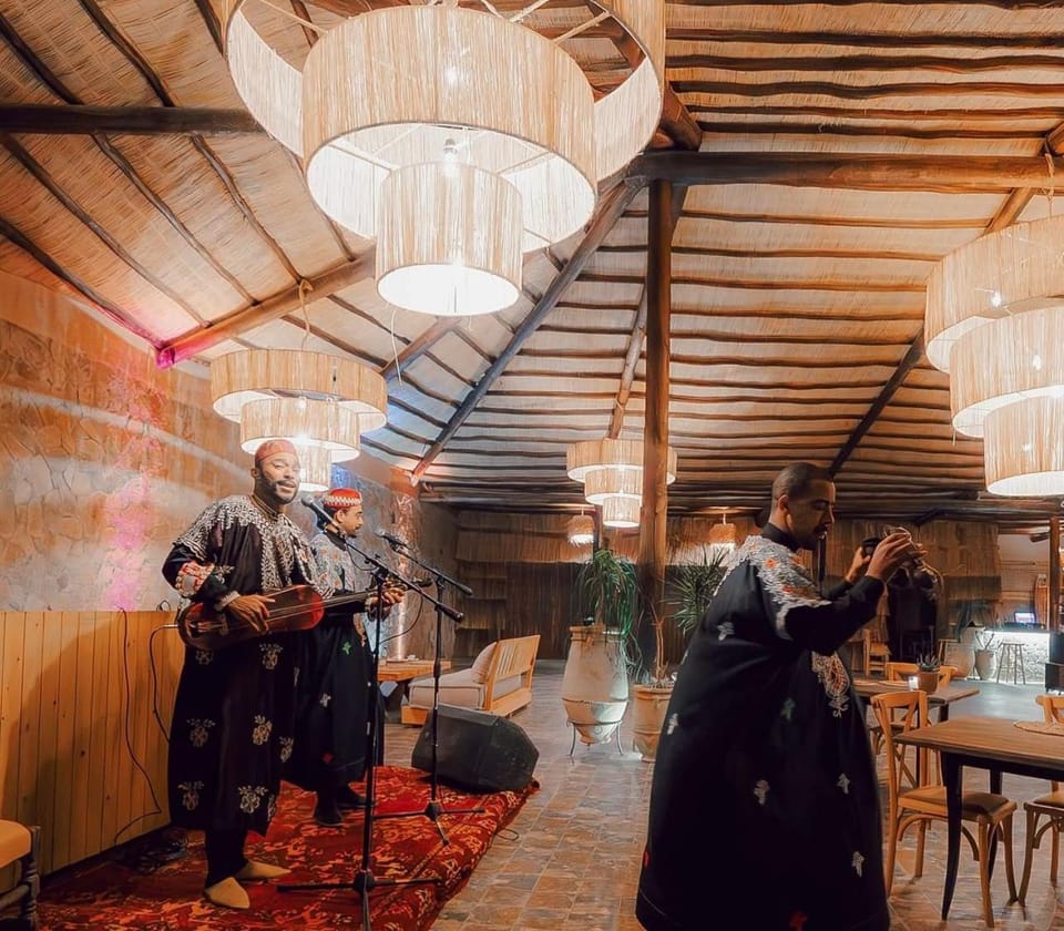 Agafay Private evening camel ride sunset dinner show private experience Campground/ 
RV Resort in Marrakesh-Safi