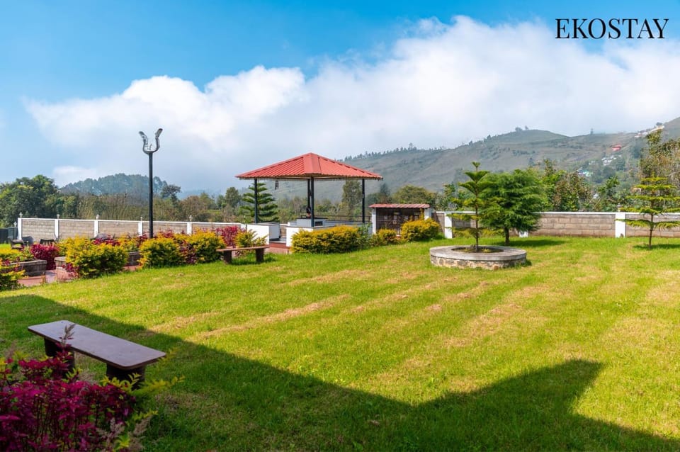 Spring, Day, Natural landscape, Garden, Garden view, Mountain view