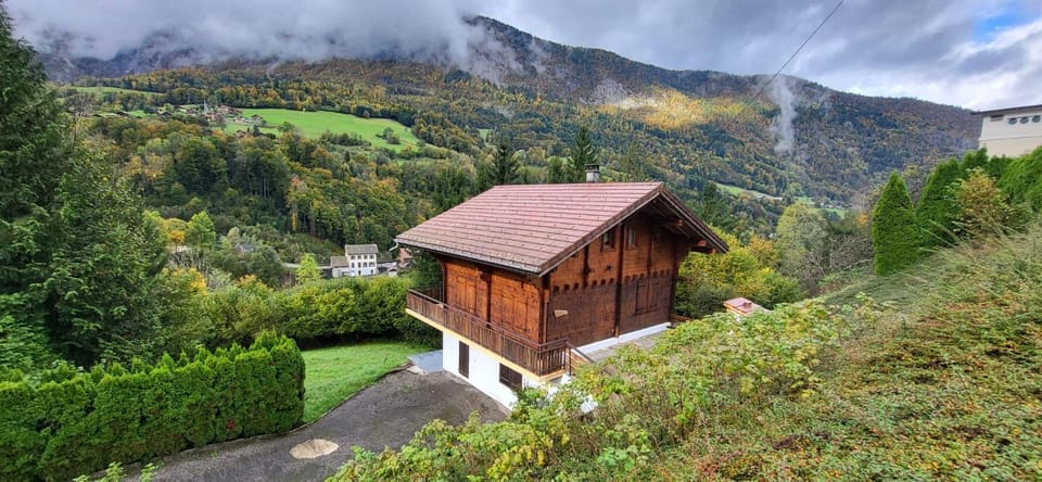 Petit cocon indépendant, vue montagne, proche aravis, lac Apartment in Haute-Savoie