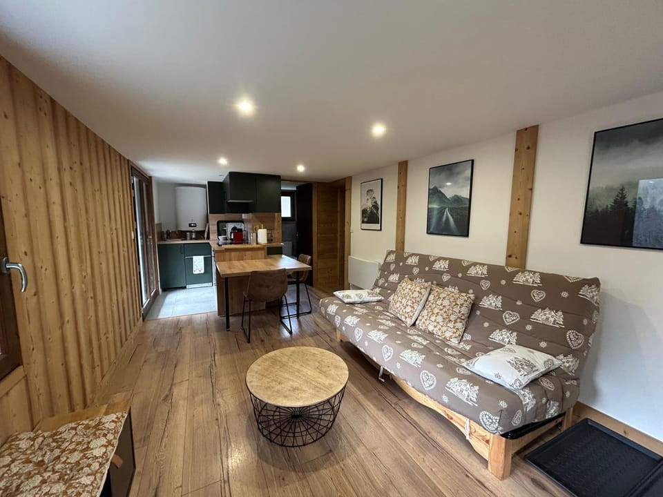 Petit cocon indépendant, vue montagne, proche aravis, lac Apartment in Haute-Savoie