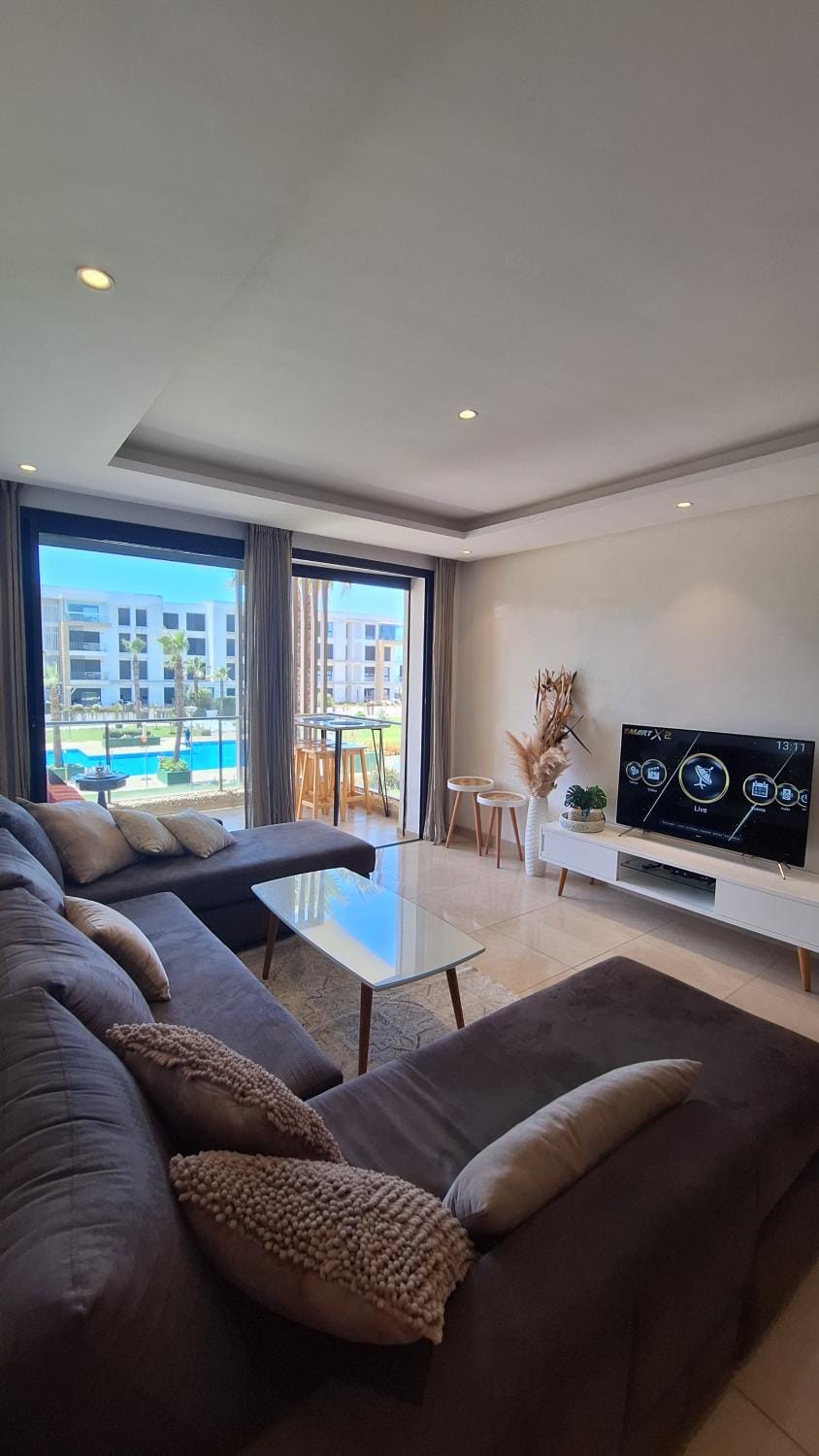 Plage Des Nations sea view apartment with swimming pool Apartment in Rabat-Salé-Kénitra