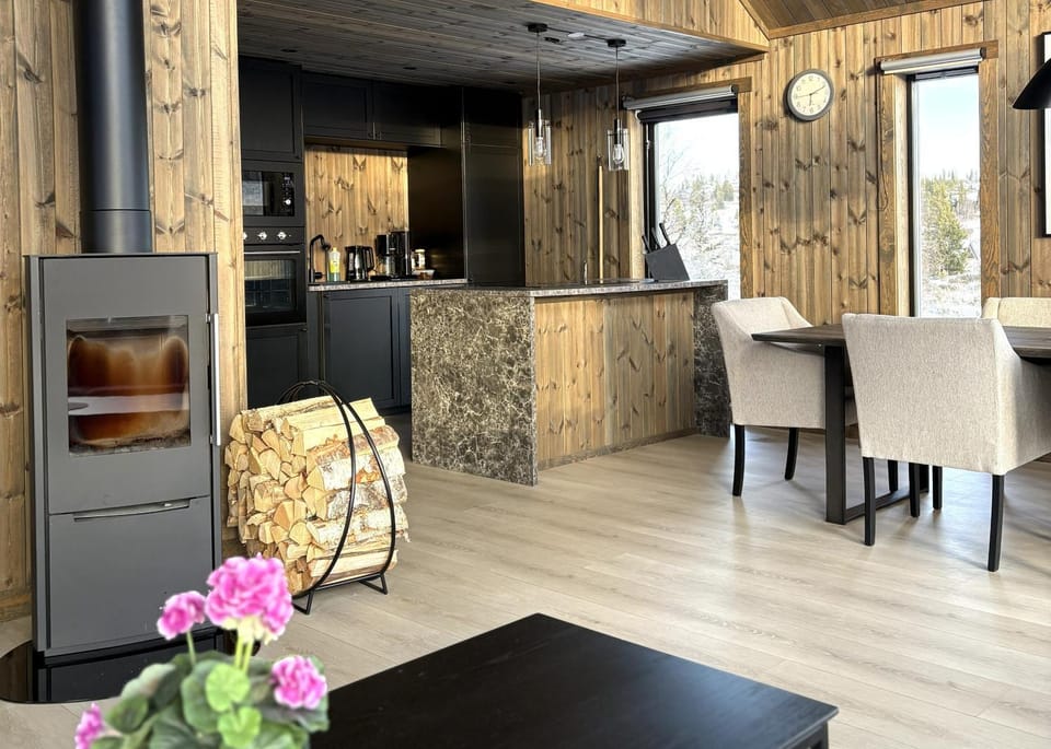 Kitchen or kitchenette, Dining area, oven