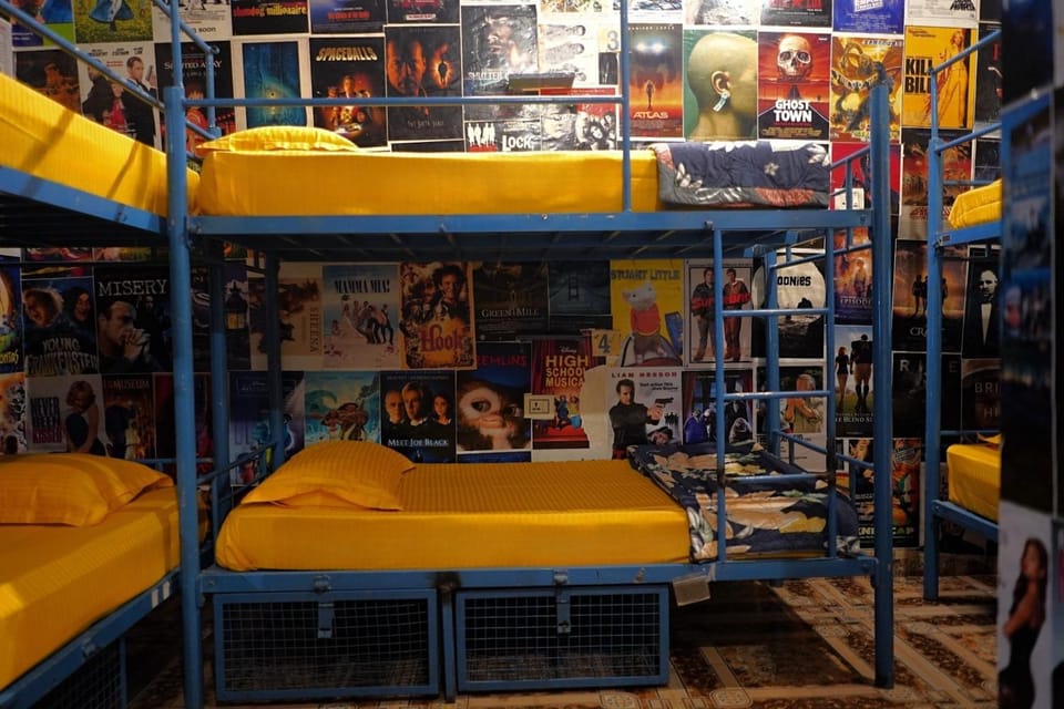 bunk bed, air conditioner