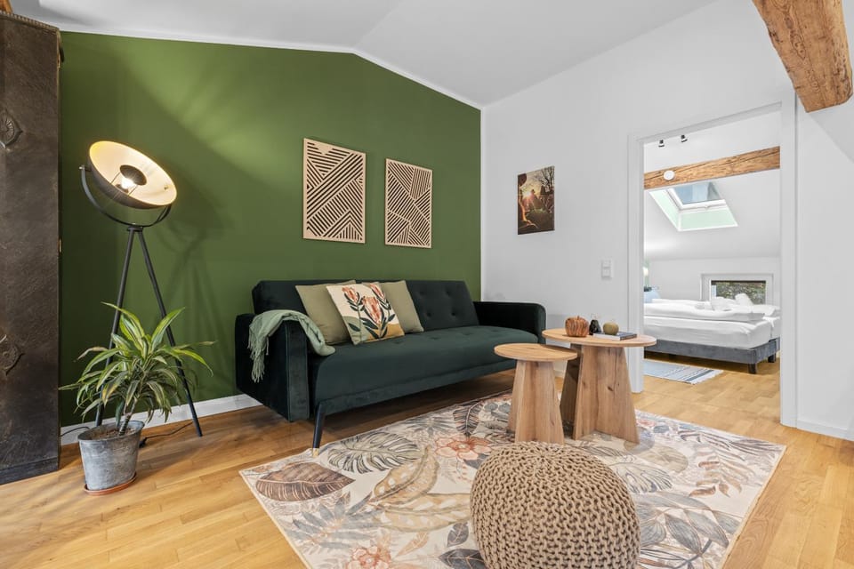 Living room, Bedroom