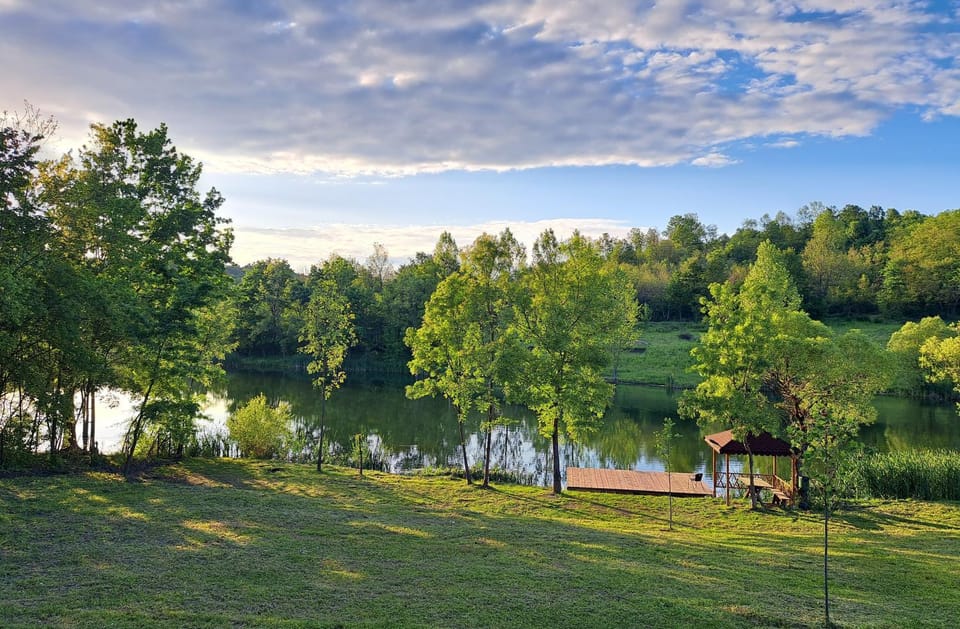 Natural landscape, Lake view