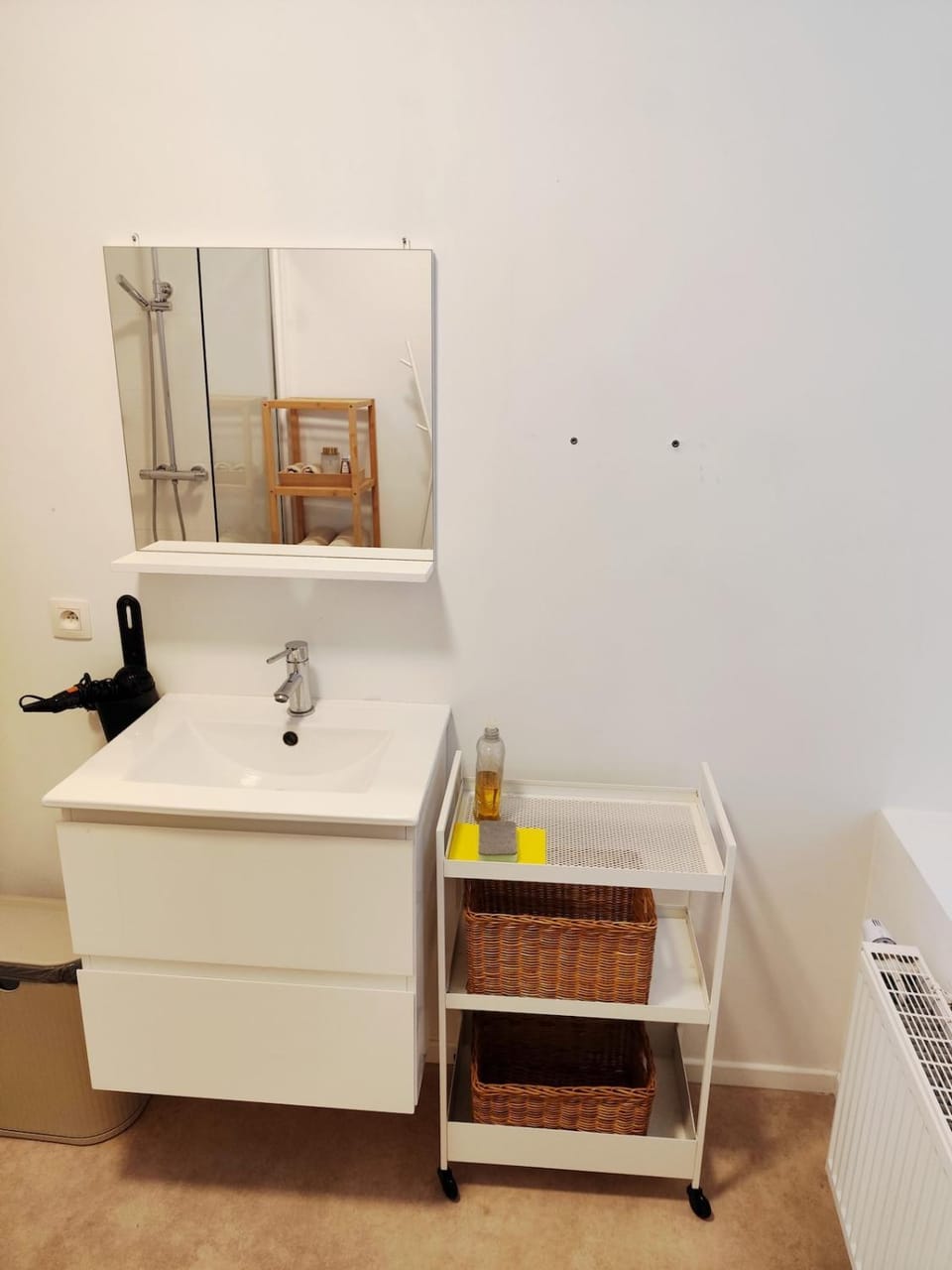 Bathroom, hair dryier