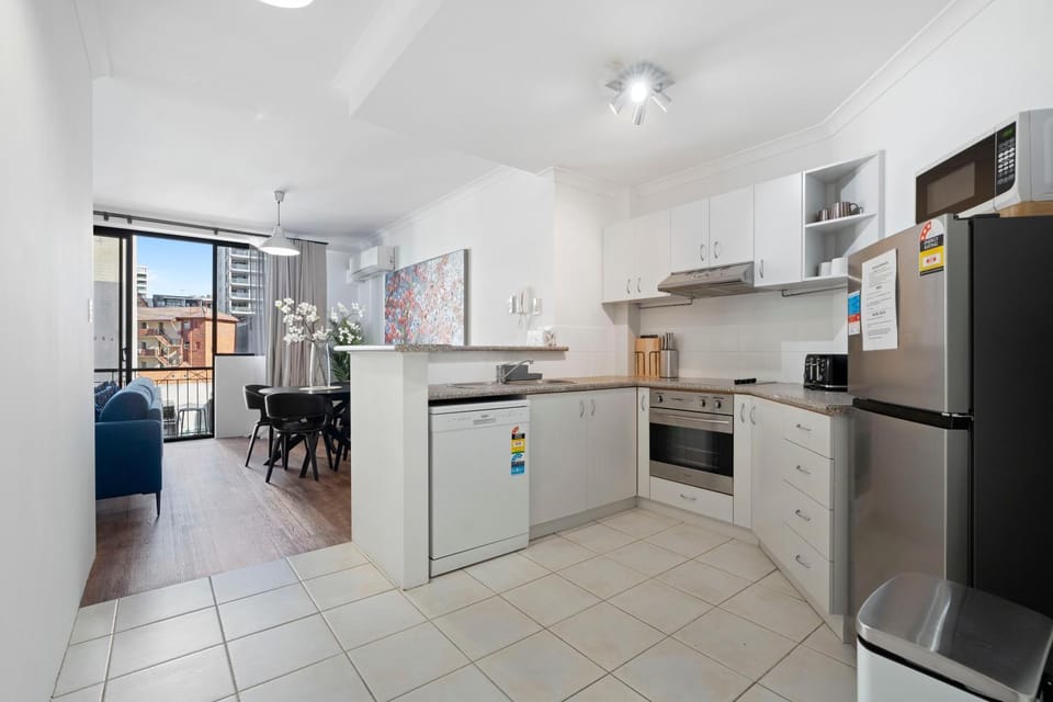 dishwasher, microwave, stove, toaster, kitchen