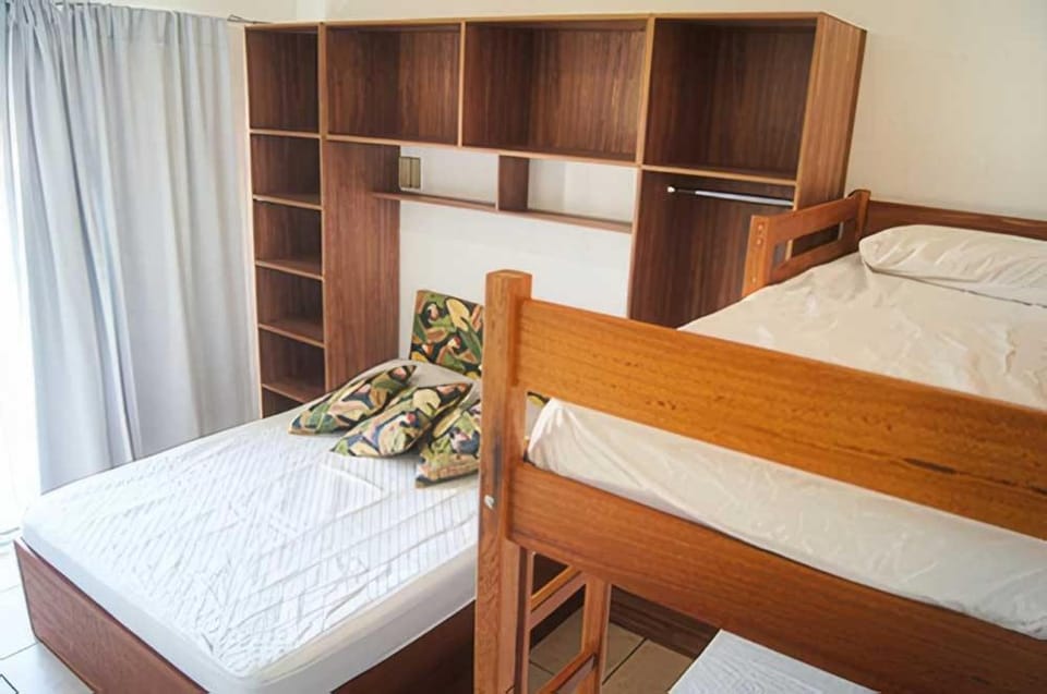 Bed, Photo of the whole room, Bedroom, bunk bed, wardrobe