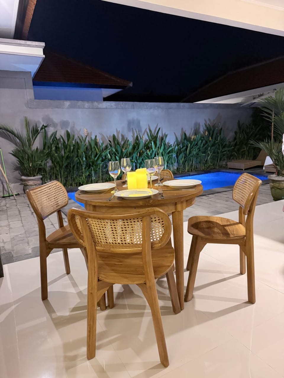 Living room, Seating area, Dining area, Pool view, Swimming pool