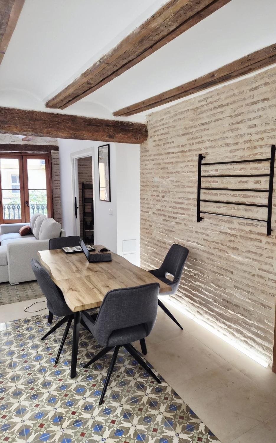 Living room, Seating area, Dining area