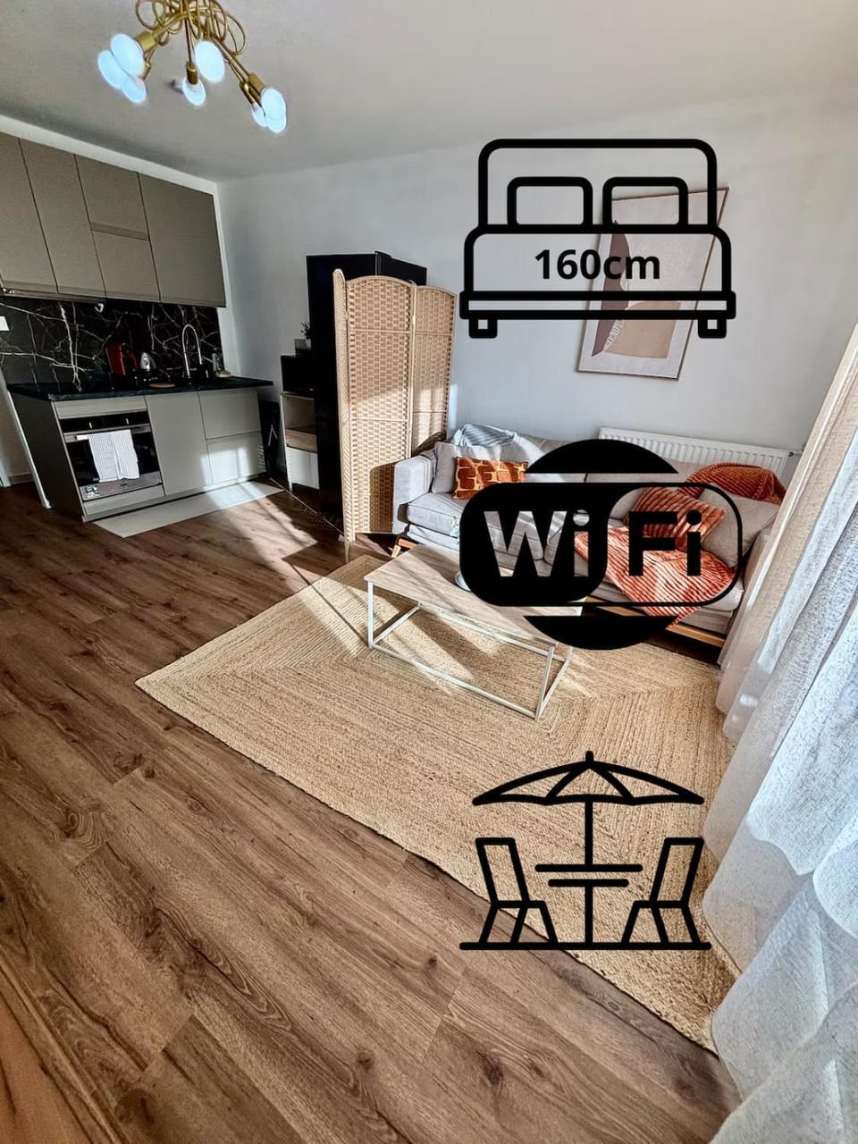 2 Bedrooms, Tram, secure residence Apartment in Lyon