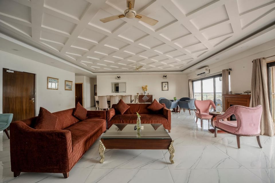 Living room, Seating area, air conditioner