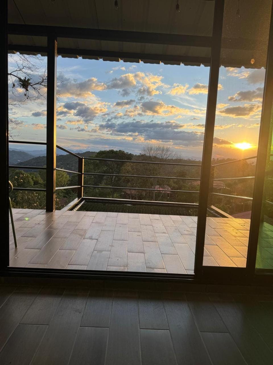 Natural landscape, Balcony/Terrace, Sunset