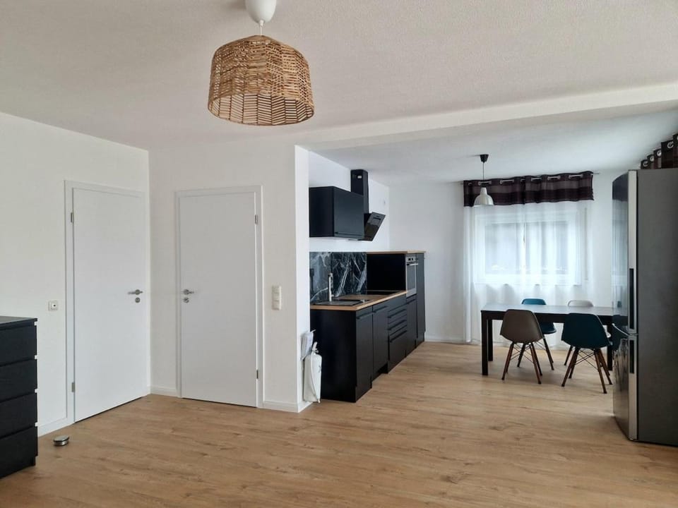 Living room, kitchen