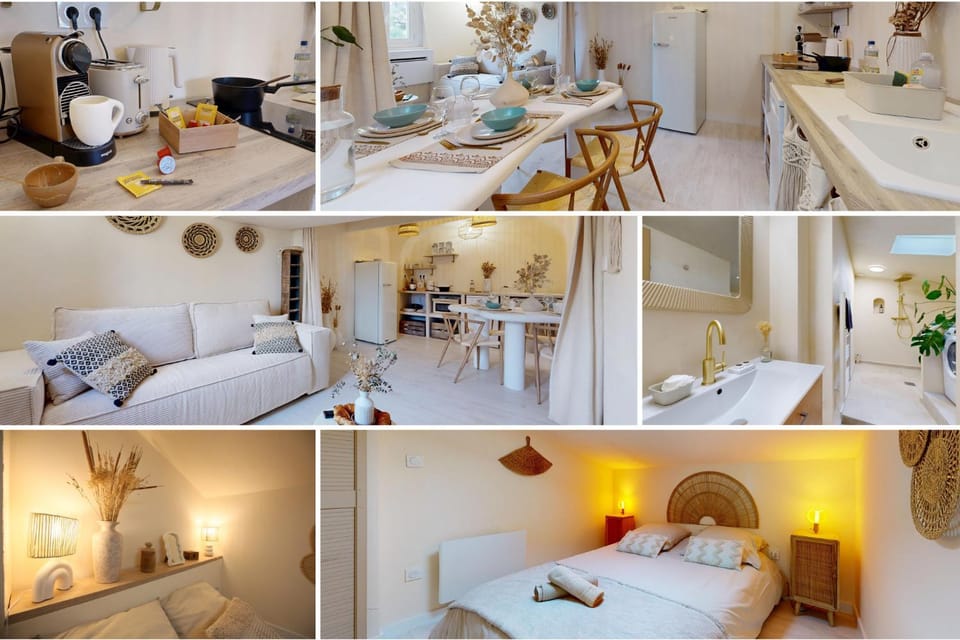 Bed, Living room, Photo of the whole room, Dining area