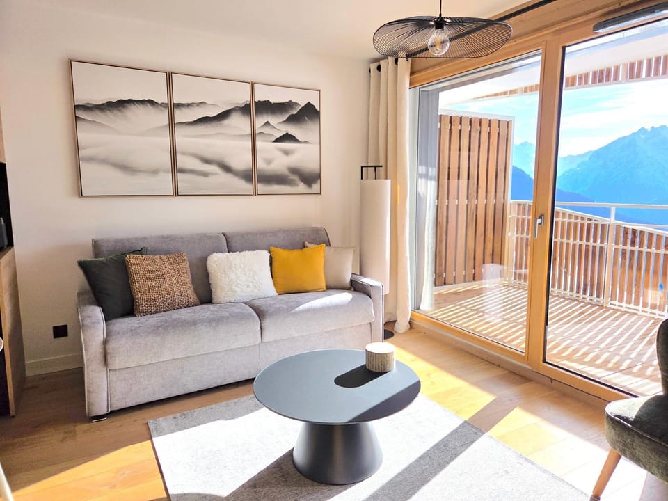 Logement premium neuf & calme - Vue exceptionnelle Apartment in Huez