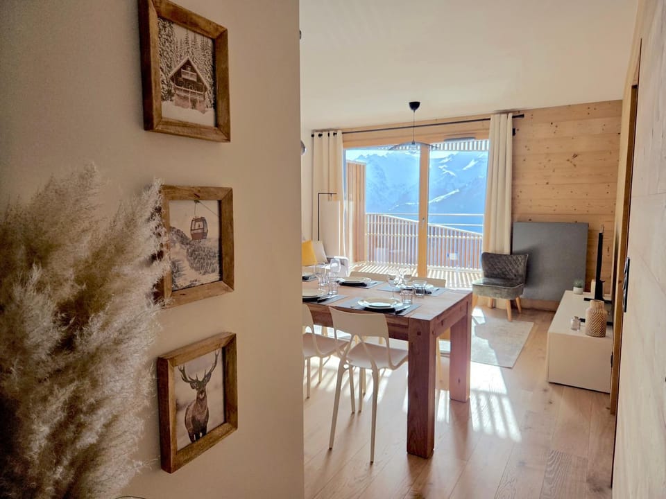 Logement premium neuf & calme - Vue exceptionnelle Apartment in Huez