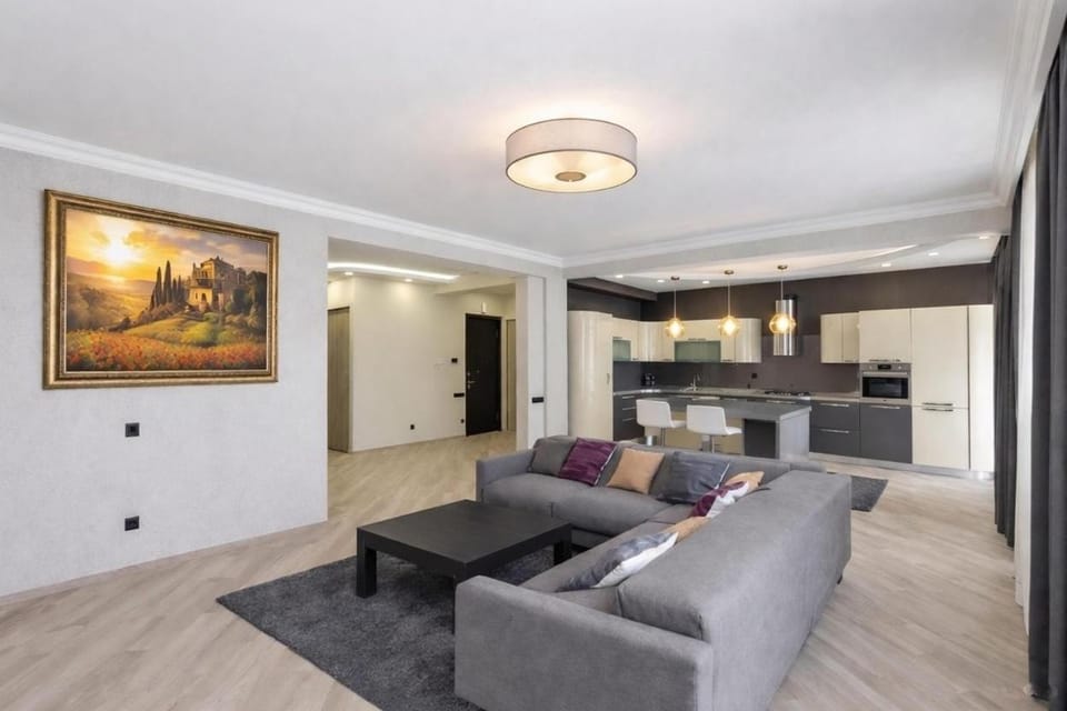 TV and multimedia, Kitchen or kitchenette, Living room, Seating area, Dining area, minibar, oven, stove
