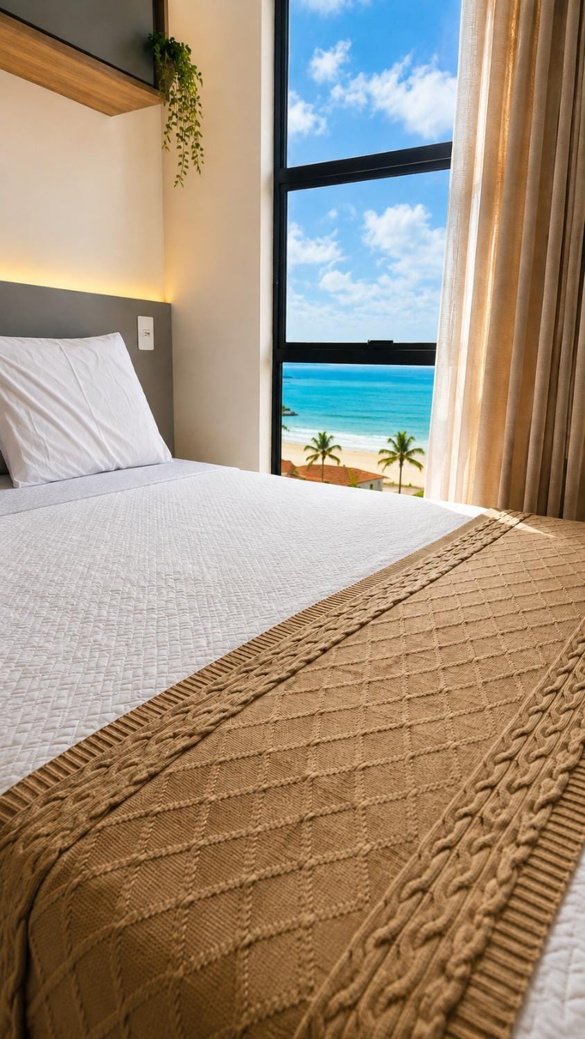 Natural landscape, Photo of the whole room, Beach, Bedroom, Sea view