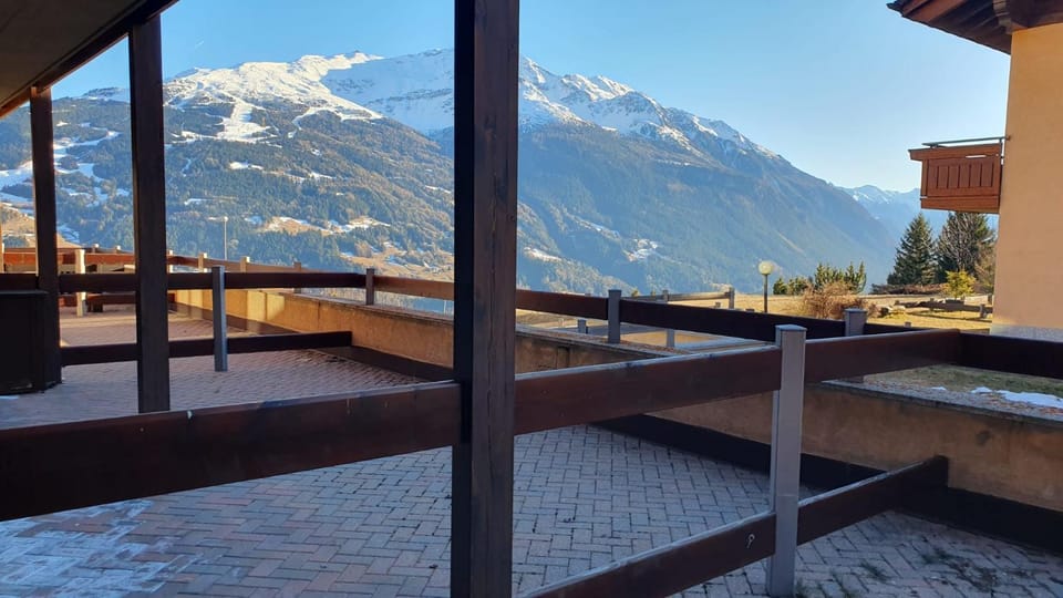 Winter, View (from property/room), Balcony/Terrace, Mountain view