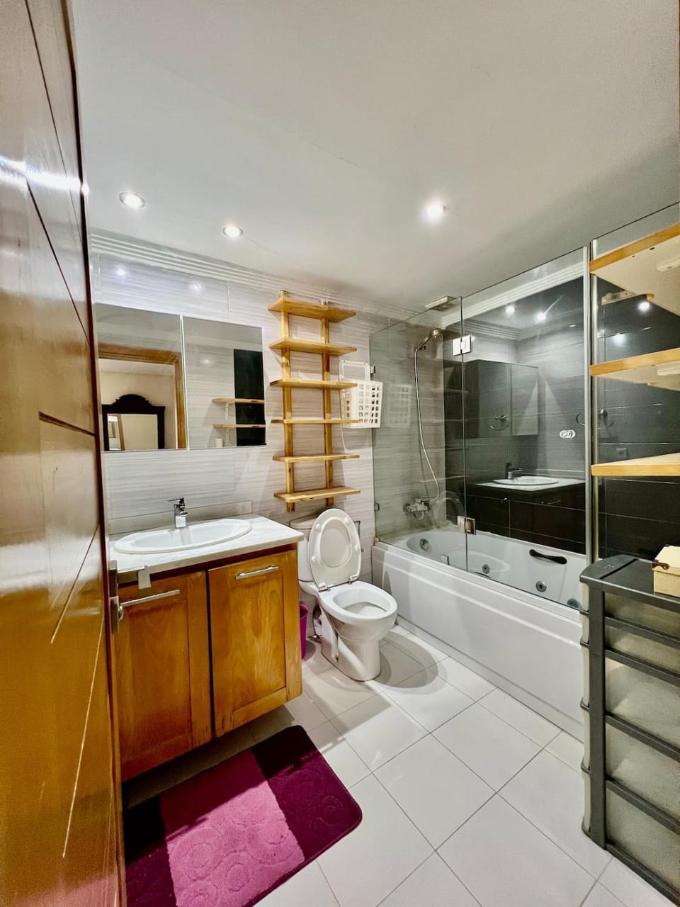 Shower, Bathroom, Bath, towels