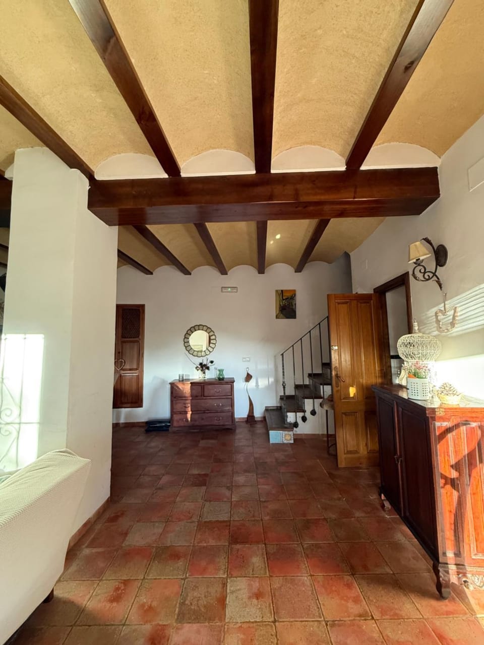 Kitchen or kitchenette, Living room, Seating area