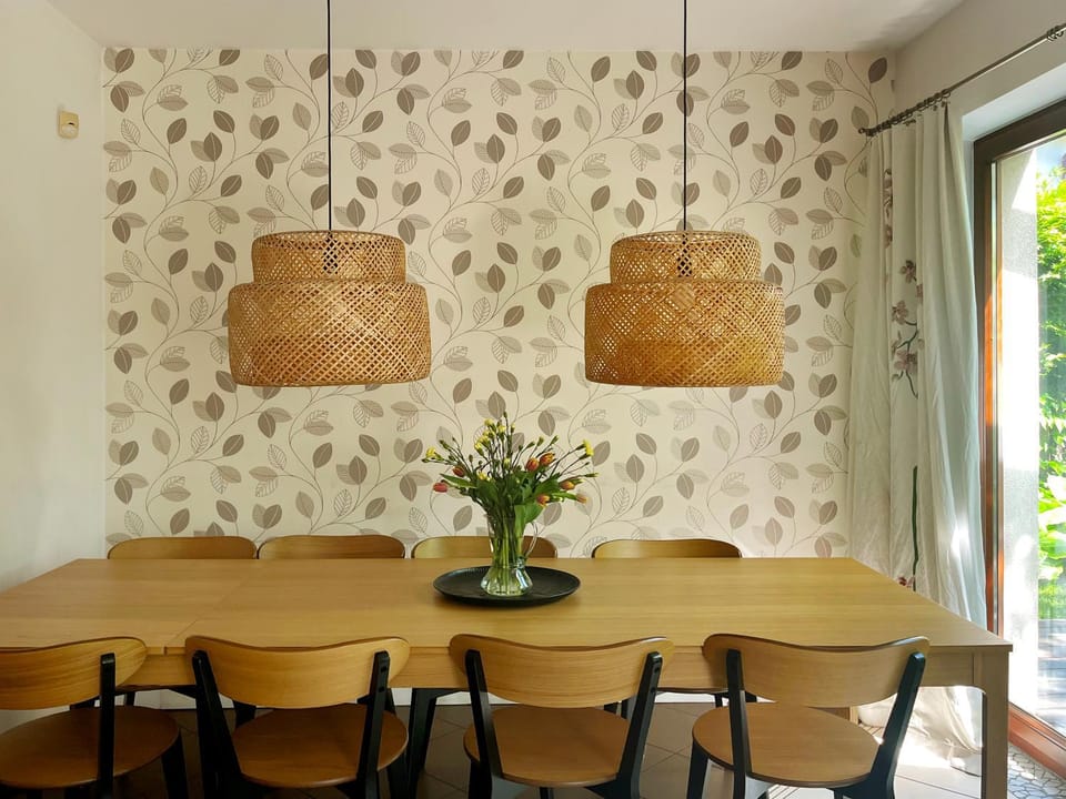 Bright 4 bedroom House with living room and work place Warsaw House in Warsaw