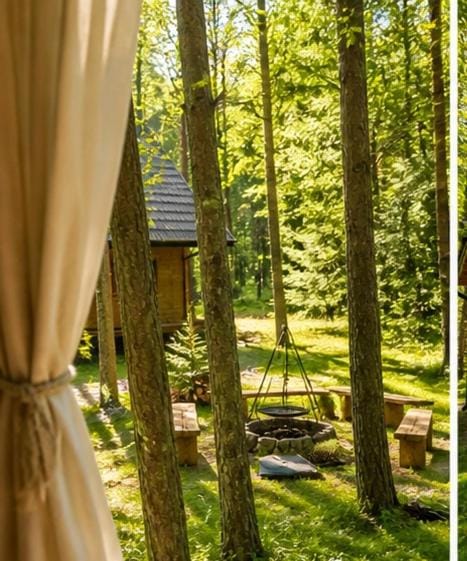 W Sam Las Komfortowy domek na skraju lasu z gorącą balia House in Poland
