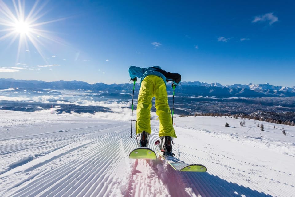 Winter, Skiing