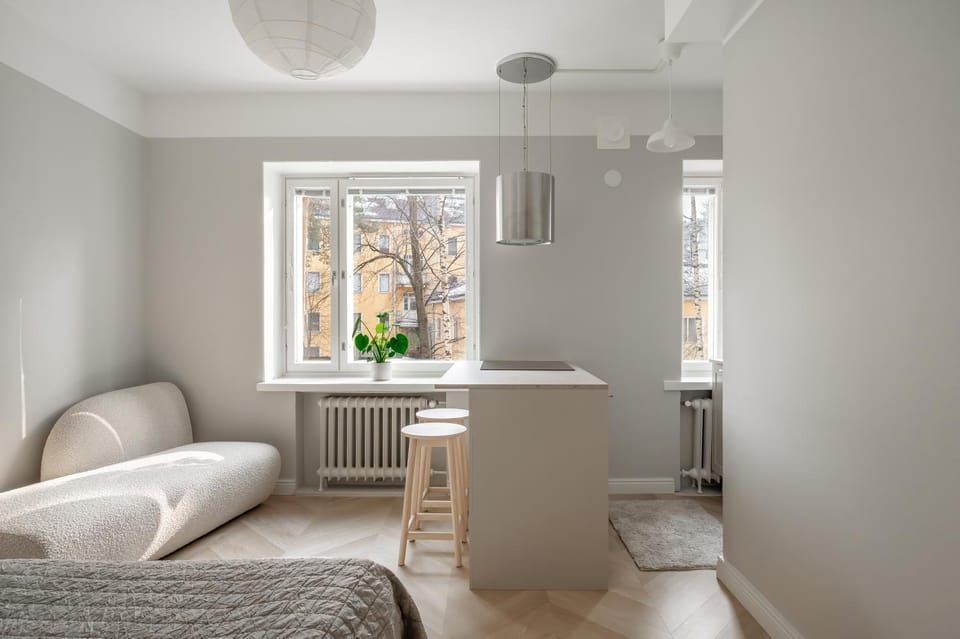 Remontoitu yksiö lähellä Helsingin keskustaa Apartment in Helsinki