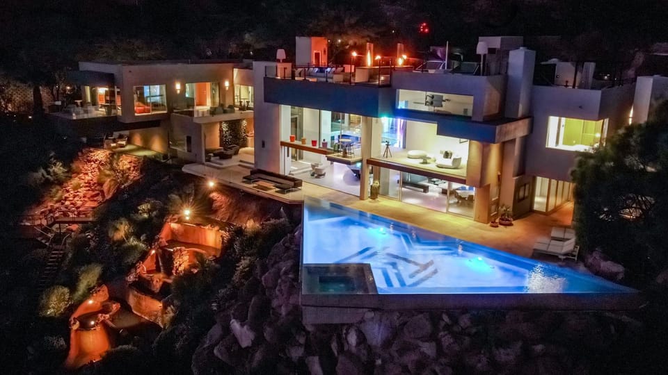 Property building, Pool view, Swimming pool