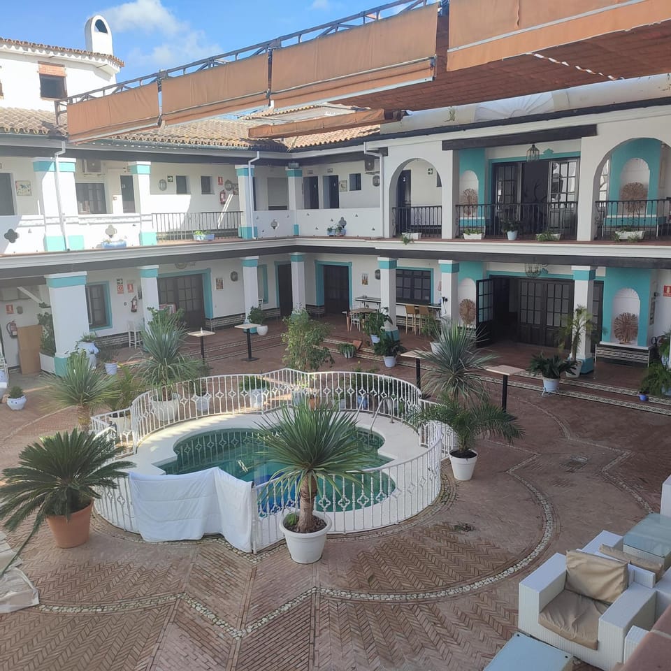 Property building, Pool view