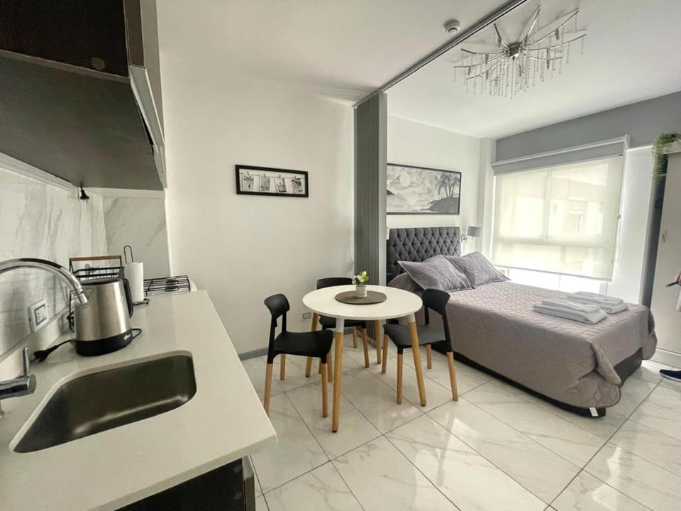 Living room, Dining area, Bedroom