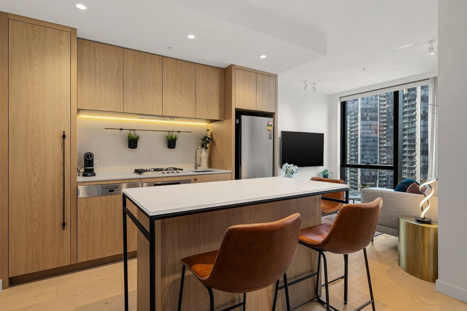 The Signature Melbourne Modern Nostalgia Apartment in Southbank