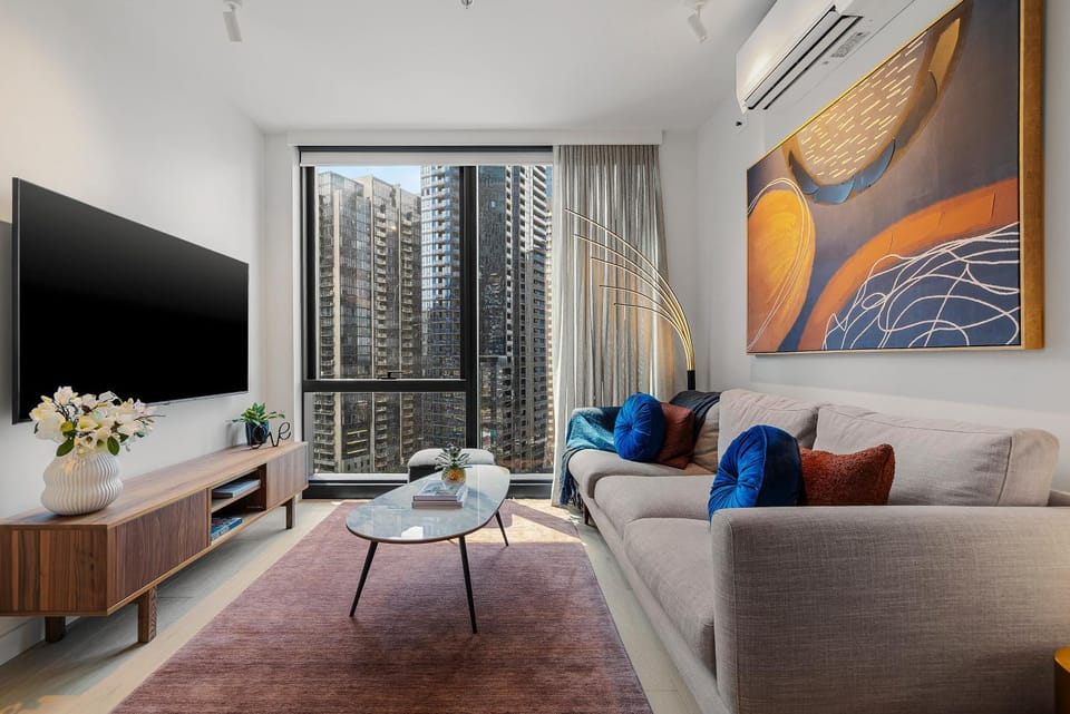 The Signature Melbourne Modern Nostalgia Apartment in Southbank