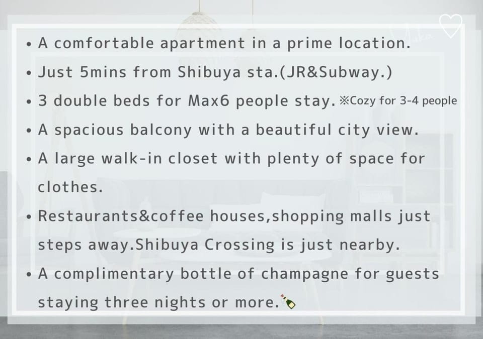 Cozy APT Stay in Center Tokyo -SHIBUYA Apartment hotel in Shibuya