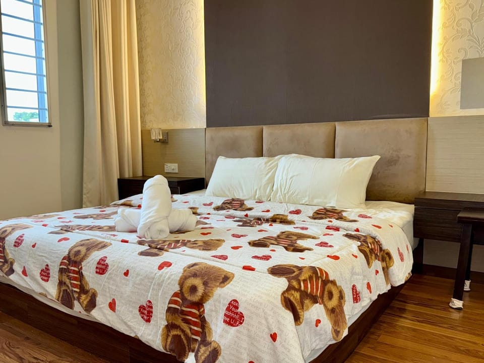Bed, Bedroom, air conditioner
