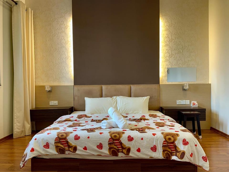 Bed, Bedroom, air conditioner