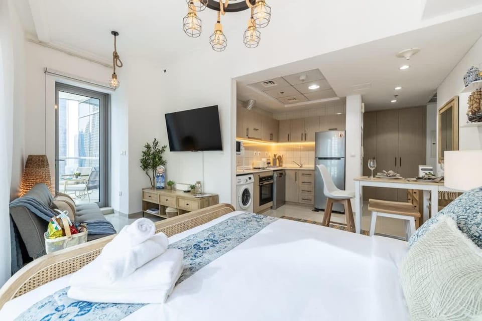 Airstay - Full Marina Views - Coastal Studio - Monthly Offer Available! Apartment in Dubai