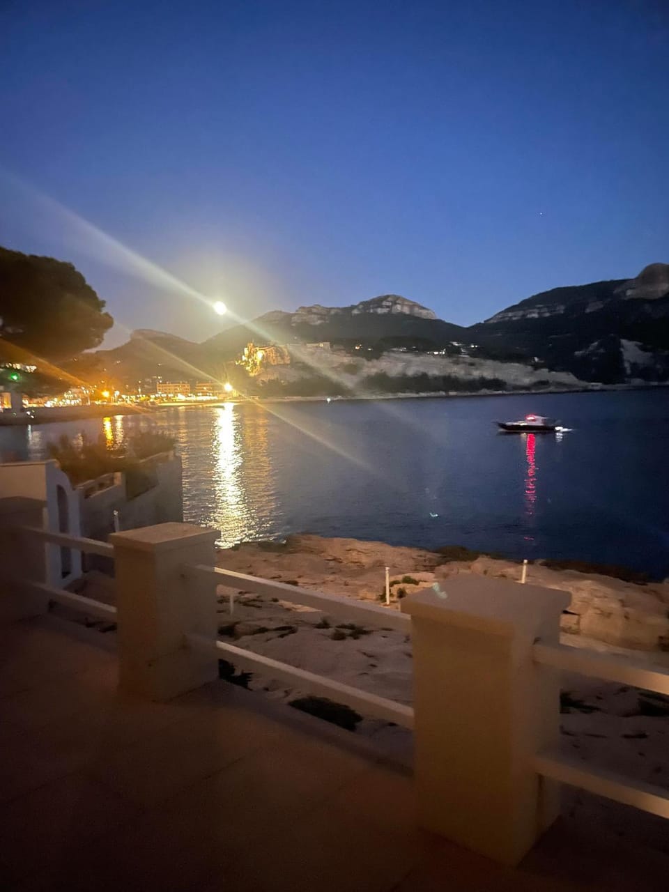 Night, Sea view